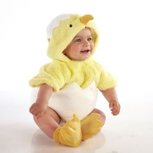 Pottery barn kids baby egg chick costume 0-6 month